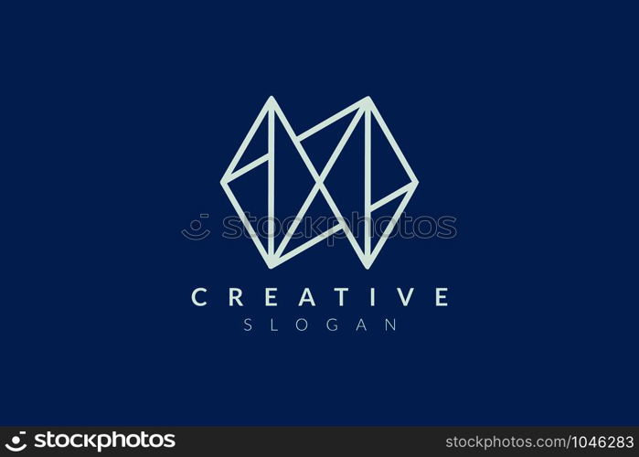 Modern Minimalist vector. Geometric shape logo. Hexagons and triangles, square icons and circle geometric logo icons vector illustration