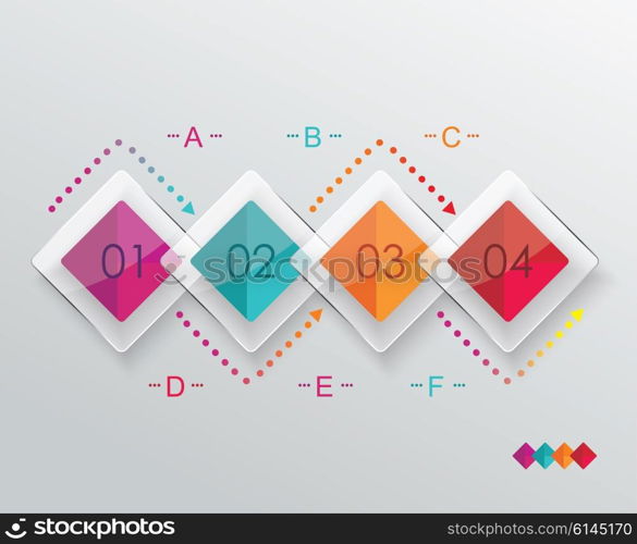 Modern minimalistic infographics banner. Vector illustration