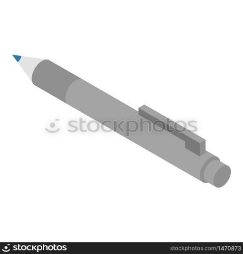 Modern pen icon. Isometric of modern pen vector icon for web design isolated on white background. Modern pen icon, isometric style