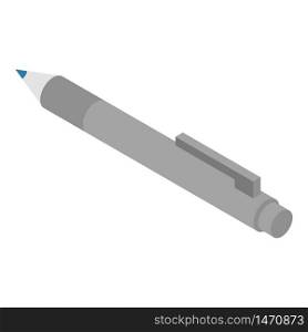 Modern pen icon. Isometric of modern pen vector icon for web design isolated on white background. Modern pen icon, isometric style