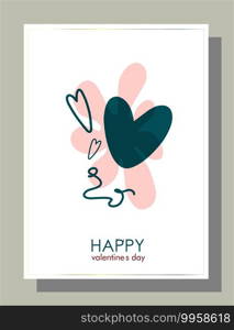 Modern poster with valentine’s day. Future geometric design.. Modern poster with valentine’s day. Future geometric design
