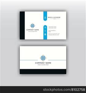 Modern professional business card design Vector Image