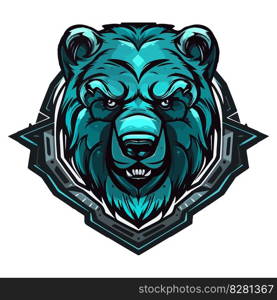 Modern professional grizzly bear logo for a sport team.. Modern professional grizzly bear logo for a sport team