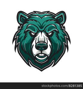 Modern professional grizzly bear logo for a sport team.. Modern professional grizzly bear logo for a sport team