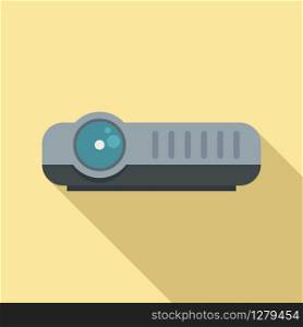 Modern projector icon. Flat illustration of modern projector vector icon for web design. Modern projector icon, flat style