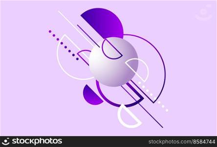 Modern Purple Background Design elements Creative Template