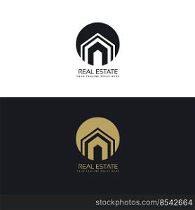modern real estate or house logo design concept