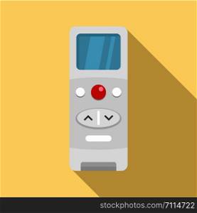 Modern remote control conditioner icon. Flat illustration of modern remote control conditioner vector icon for web design. Modern remote control conditioner icon, flat style
