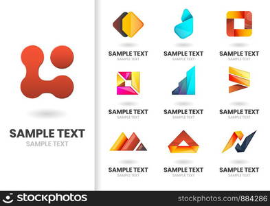 Modern Shape Vector for banner, poster, flyer