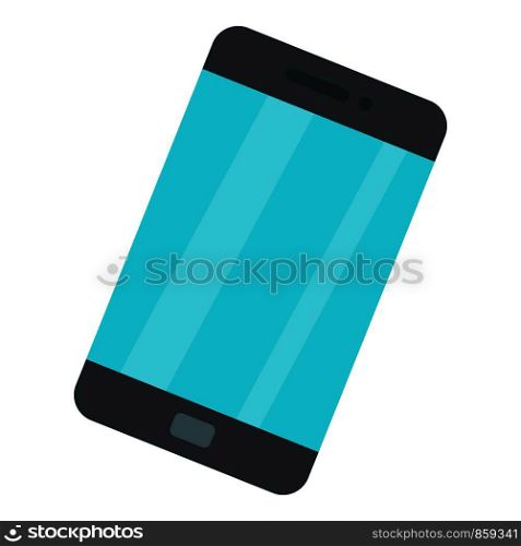 Modern smartphone icon. Flat illustration of modern smartphone vector icon for web design. Modern smartphone icon, flat style
