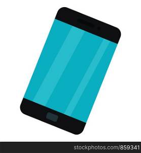 Modern smartphone icon. Flat illustration of modern smartphone vector icon for web design. Modern smartphone icon, flat style
