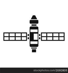 Modern space station icon simple vector. International mars station. X space rocket. Modern space station icon simple vector. International mars station