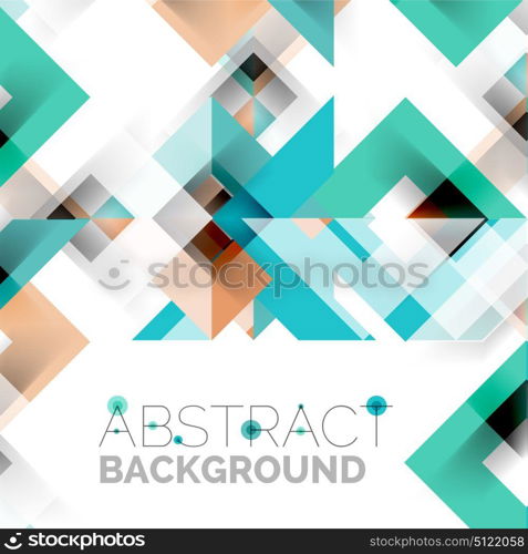 Modern square geometric pattern design on white. Modern square geometric pattern design on white. Business or technology presentation design template, brochure or flyer pattern, or geometric web banner