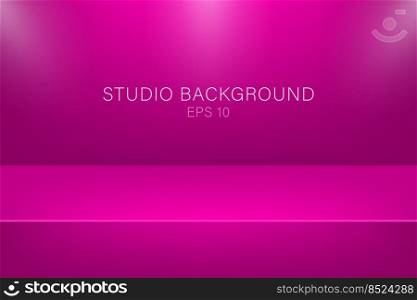 Modern studio background, great design for any purposes. Vector pink abstract background. 3d vector illustration. Modern studio background, great design for any purposes. Vector pink abstract background. 3d vector illustration.