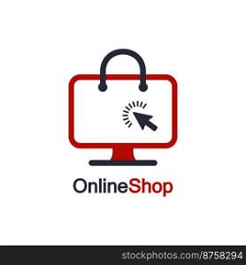 Modern technology concept design, online store vector outline icon.