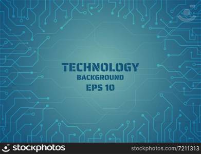 Modern technology digital line complex design with space for your text. vector illustration