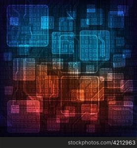 Modern technology theme vector background. Eps10 layered vector file.