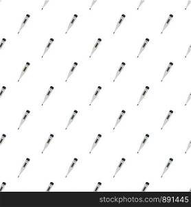 Modern thermometer pattern seamless vector repeat for any web design. Modern thermometer pattern seamless vector