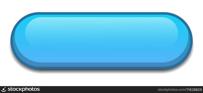 Modern trendy button. Empty web button. Colorful gradients button. Blue gradient button