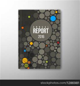 Modern Vector abstract brochure / book / flyer design template with circles