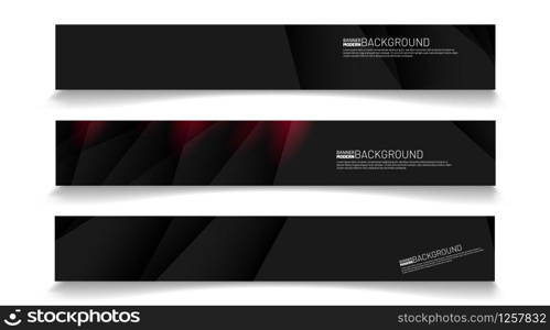 Modern web banner background. abstract vector template design. light effect illustration