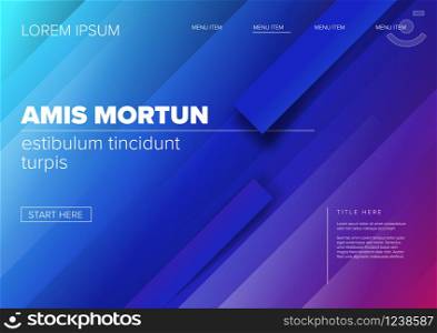 Modern web landing page, flyer or background template . Modern web landing page, flyer or background template