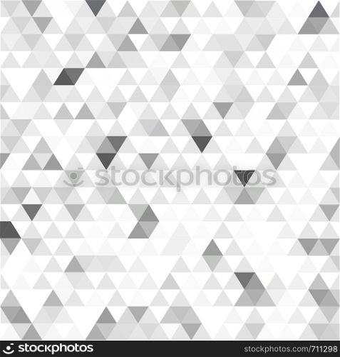 Modern white abstract background with triangles