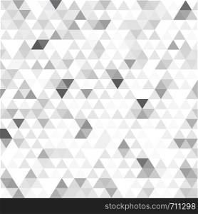 Modern white abstract background with triangles