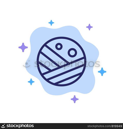Moisturizer, Proceed, Protein, Strong Hair Blue Icon on Abstract Cloud Background