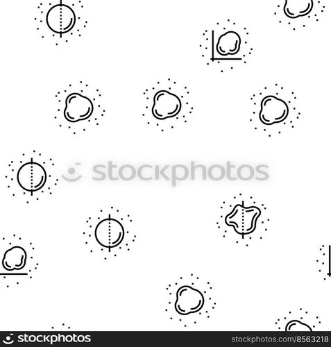 Mole Skin Problem And Disease Vector Seamless Pattern Thin Line ...