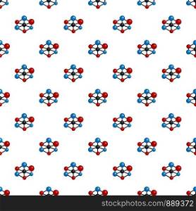 Molecular lattice pattern seamless vector repeat for any web design. Molecular lattice pattern seamless vector