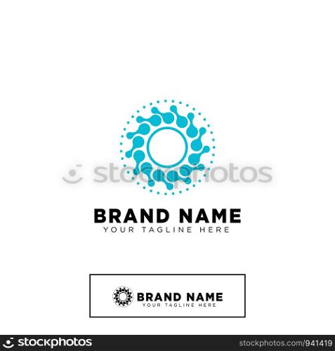molecular logo design template vector illustration icon element-vector. molecular logo design template vector illustration icon element