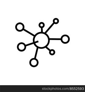 Molecule atom icon