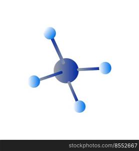 Molecule atom icon