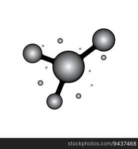 Molecule element icon vector illustration symbol design