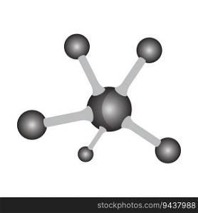 Molecule element icon vector illustration symbol design