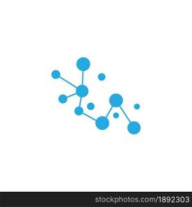 Molecule icon illustration vector design