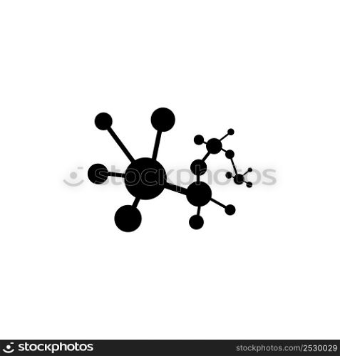 molecule icon logo vector design template