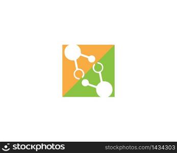 Molecule icon vector illustration