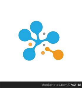 Molecule Logo and symbol Icon Vector Template