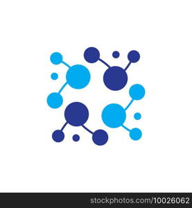 Molecule logo images illustration design