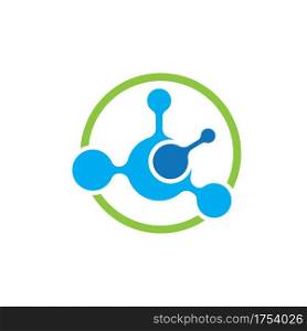 Molecule logo images illustration design