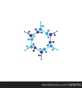 Molecule logo template