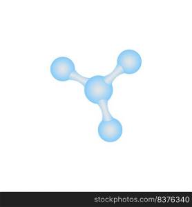 
molecule logo vector icon template