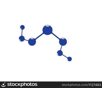 molecule logo vector illustration design template