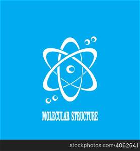 molecule logo vector illustration design template.