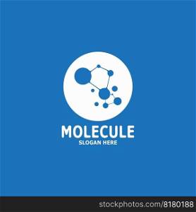 Molecule Logo Vector Template Illustration