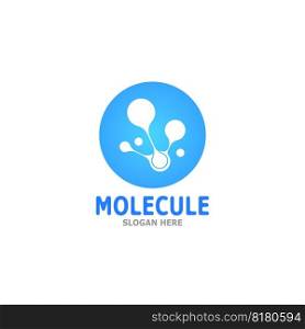 Molecule Logo Vector Template Illustration