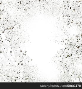 Molecule structure illustration, white vector background for communication