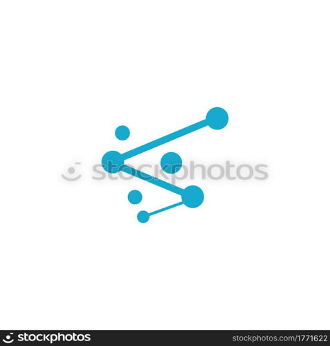 Molecule symbol logo template vector illustration design